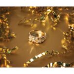 10k IBGoodman Men's Polished Nugget Textured Ring Mounting - Image 4