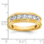 IBGoodman 14k Men's Polished 7/8 Carat AA Quality Diamond Ring - Image 3