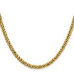 14K 4.65mm Semi-Solid 3-Wire Wheat with Lobster Clasp Chain - Image 2