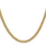 14k 4.5mm Semi-Solid Miami Cuban Chain - Image 2