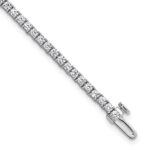 14k White Gold  2 3/4 carat Lab Grown Diamond VS+ F+ Complete Tennis Bracelet