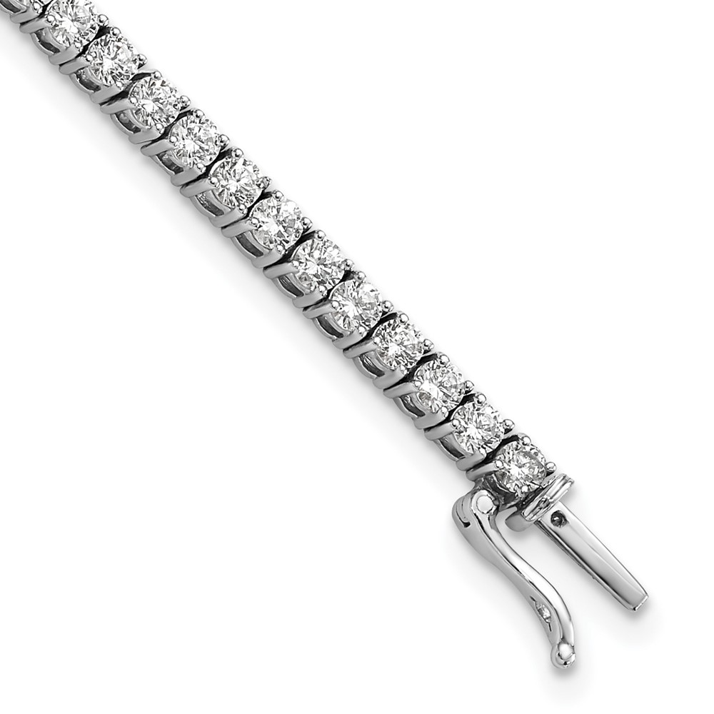 BM7919-400-WAA.jpg 14k 4 3/8 carat Lab Grown Diamond VS/SI+ G+ Complete 7.5 inch Tennis Bracelet - Image 1