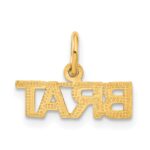 14K Polished BRAT Charm - Image 3