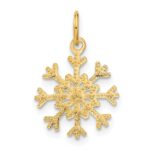 14k Snowflake Charm - Image 3