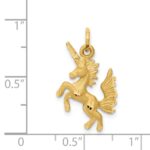 14k Dancing Unicorn Charm - Image 3