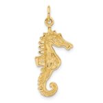 14k Seahorse Charm - Image 3