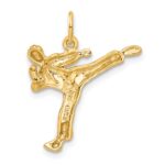 14k Male Karate Charm - Image 3