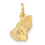 14k Praying Hands Charm - Image 3