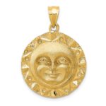 14k Sun Charm