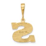 14k Textured Initial S Charm - Image 3