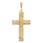 14k Nugget Style Cross Pendant - Image 3