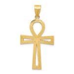 14k Large Ankh Cross Pendant