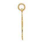 14k Fleur De Lis Cross Pendant - Image 2