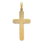 14k Polished Crucifix Pendant - Image 4