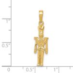 14k Polished 3-D Toy Soldier Pendant - Image 4
