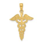 14k Caduceus Pendant - Image 3