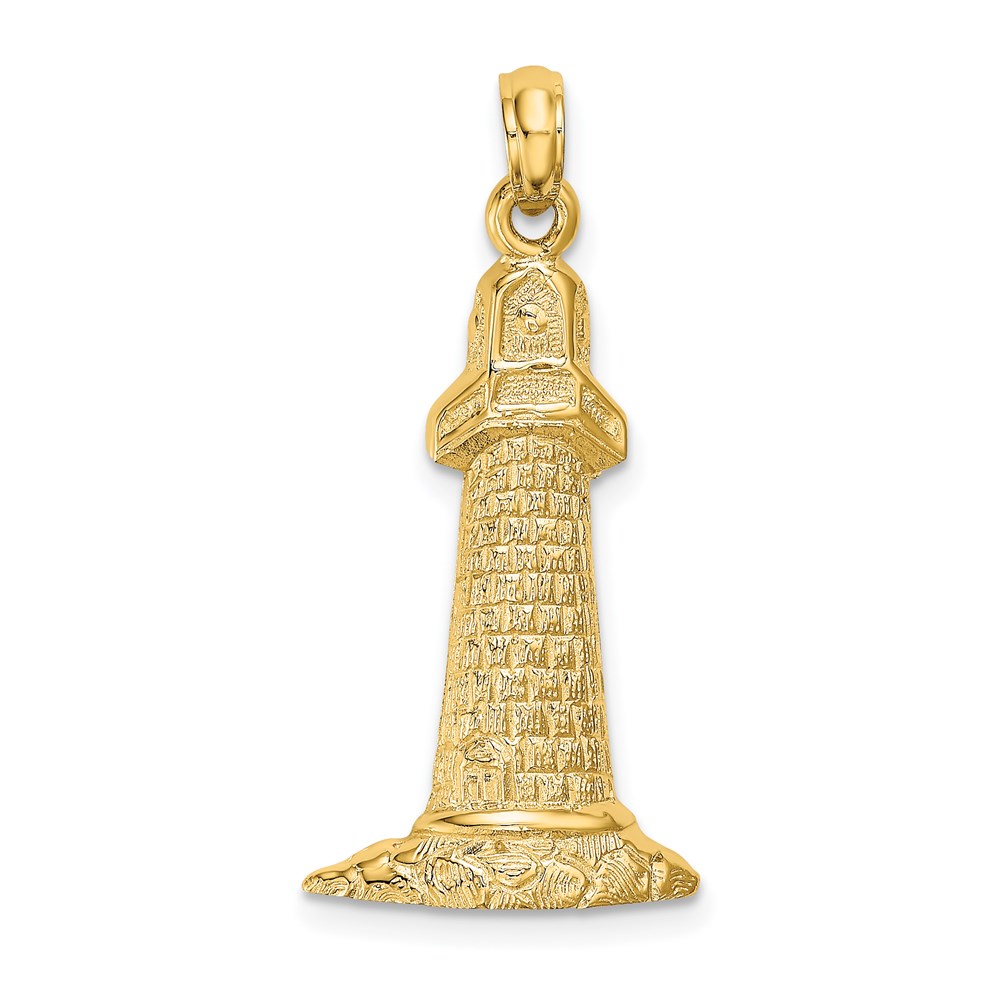 C2453.jpg 14k Lighthouse Charm - Image 1