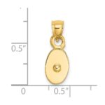 14K Polished 3-D Moveable Pulley Charm - Image 4