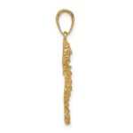 14k Polished Open-Backed Seahorse Pendant - Image 2