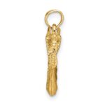 14k Angel with Trumpet Charm - Image 2
