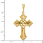 14k Diamond-cut Celtic Cross Pendant - Image 4