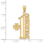14k #1 GRANDPA Pendant - Image 4