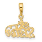 14k #1 SISTER Pendant - Image 3