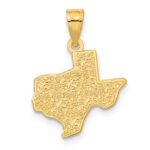 14k State of TEXAS Map Pendant - Image 3