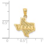 14k State of TEXAS Map Pendant - Image 4