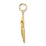 14k DEPUTY SHERIFF Badge with Bear Pendant - Image 2