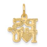 14k P.S. I LOVE YOU Charm - Image 3