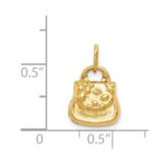 14k 3-D Purse Charm - Image 4