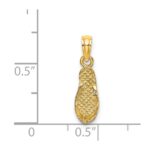 14k 3-D CAPTIVA Flip-Flop Charm - Image 4