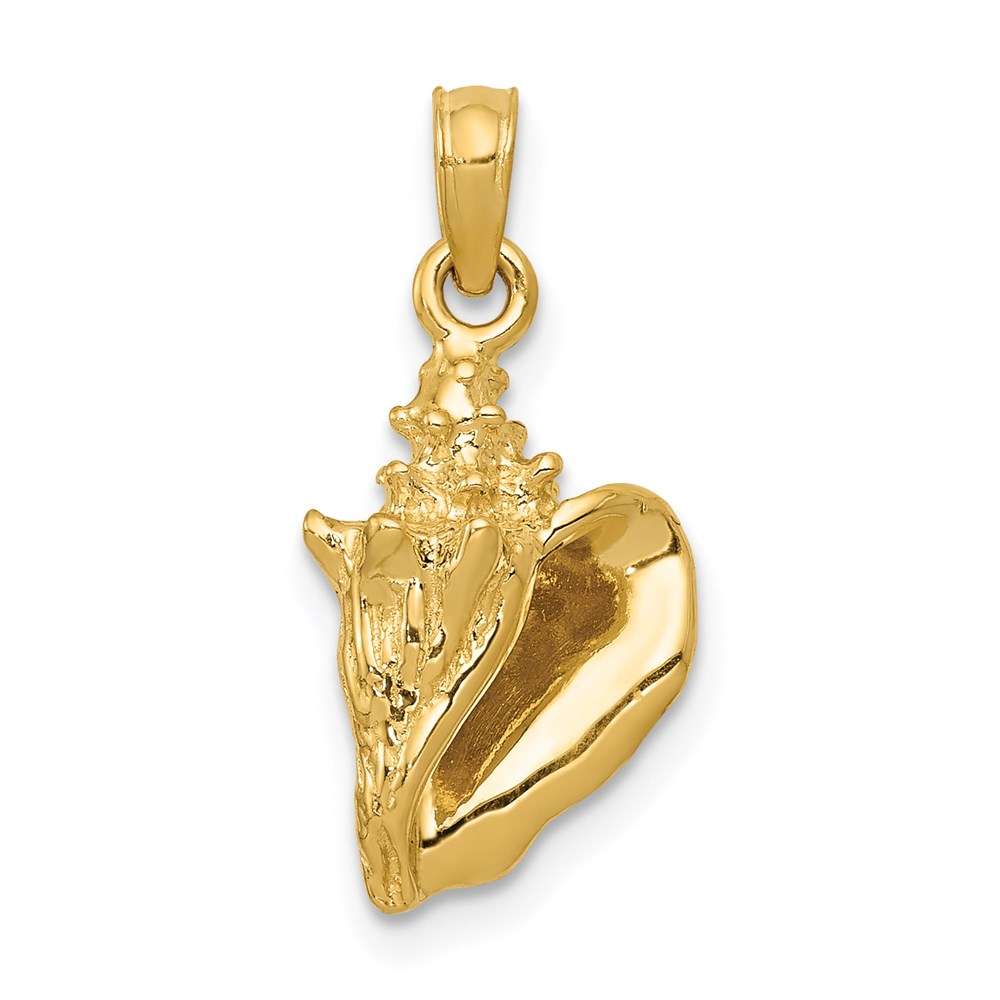 C3368.jpg 14k 3-D Conch Shell Pendant - Image 1