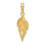 14k Conch Shell Pendant - Image 3