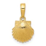 14k Scallop Shell Pendant