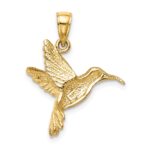14k Hummingbird Pendant - Image 4