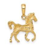 14k Standing Horse Pendant - Image 3