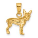14k Chihuahua Dog Pendant - Image 3