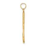 14k 3-D Tennis Racquet Charm - Image 2