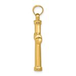 14k Hollow Cross Pendant - Image 2
