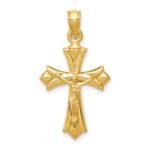 14K Crucifix Reversible to Cross Pendant
