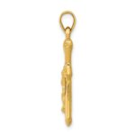 14K Crucifix Reversible to Cross Pendant - Image 2