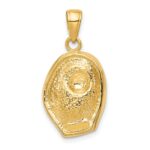 14K Baseball Glove And Ball Pendant - Image 4