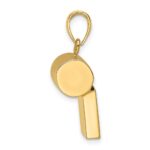 14k 3-D Working Whistle Charm - Image 3