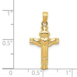 14k Claddagh Cross Charm - Image 3