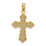 14k Scalloped Cross Charm - Image 4