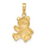 14k Teddy Bear Pendant - Image 3