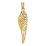 14K Cut-out Angel Wing Pendant
