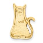 14K Cat Chain Slide - Image 3